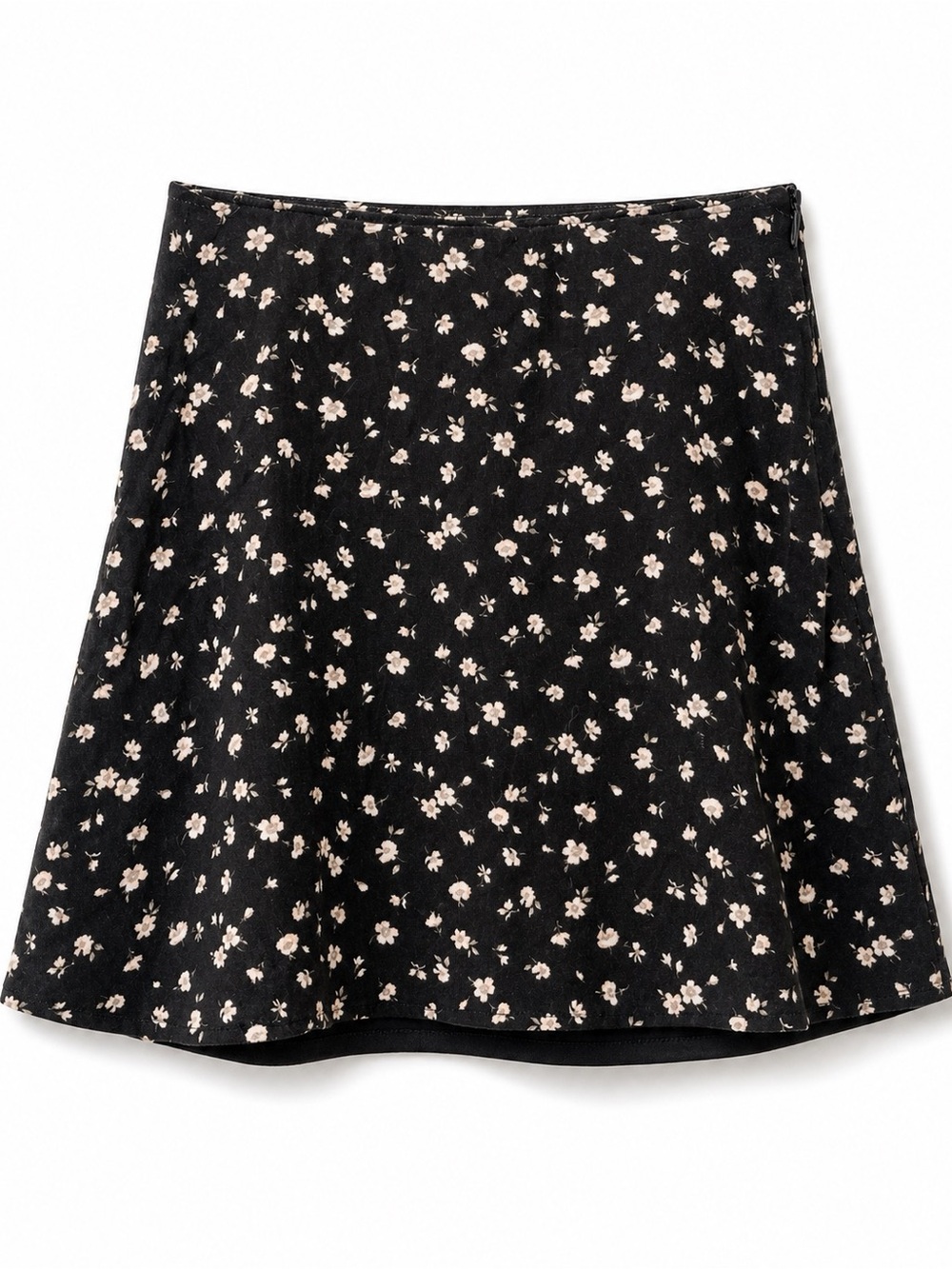 RSQ Black Ditsy Floral Skater Skirt Girls M Tillys Indie/Grunge